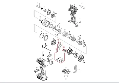 Makita Japan  TD172DZ Series Repair  Electronic Repair Parts • £66.06