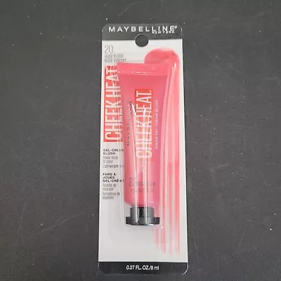 Maybelline Cheek Heat Sheer Gel-Cream Blush #20 ROSE FLUSH • $7.99