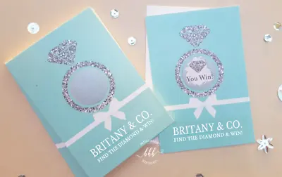 10 Bridal Shower Scratch Off Cards Games Bride & CO. Bachelorette Personalised • $6.99