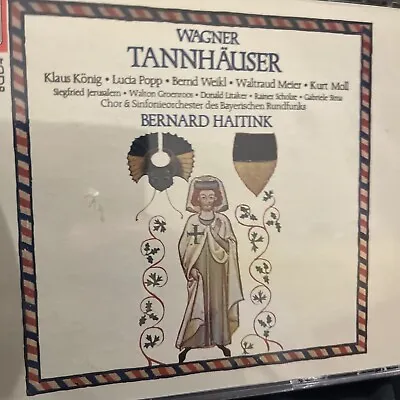 Richard Wagner Tannhauser 3xCD Set With Booklet EMI 1985 Haitink • $14.36