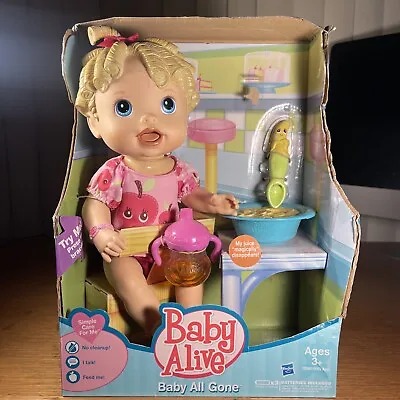 Baby Alive Baby All Gone Bananas ￼2009 Brand New In Box Try Me Batteries Works • $126