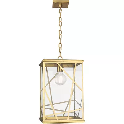 Robert Abbey 537 One Light Pendant Michael Berman Bond Modern Brass • $483