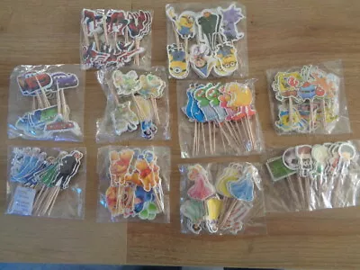 £3.10 • Buy Character Party Themed Cupcake/cake Toppers - Ideal Birthdays - 12 Or 24 Pcs