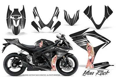 Suzuki Gsxr Gsx 600 750 2006-2007 Graphic Kits Creatorx Decals Stickers Yrb • $299.95