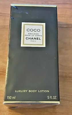 $194.75 • Buy CHANEL COCO Emulsion Pour Le Corps Body Lotion 5 Oz / 150 Ml NEW SEALED BOX 