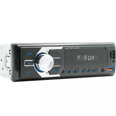 Single 1DIN Car Stereo Bluetooth Auto Radio MP3 Audio Player In-dash AUX/FM/USB • $27.80