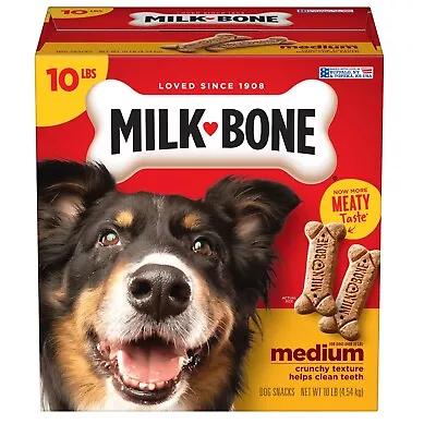 Milk-Bone Original Dog Biscuits Medium Crunchy Dog Treats 10 Lbs. • $20.49