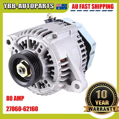 80AMP Alternator For Toyota Landcruiser Prado VZJ95R V6 5VZ-FE Petrol 96-02 • $134