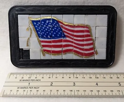 Vintage Slide Puzzle United States Flag 5  X 3  Made In Hong Kong • $12.95