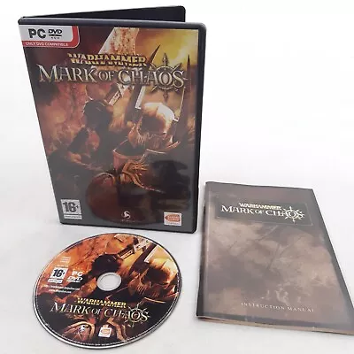 Warhammer: Mark Of Chaos Windows PC DVD-ROM  RPG Game Complete With Manual • £3.69