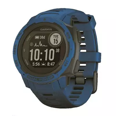 Garmin Instinct Solar GPS Watch Tidal Blue • $599