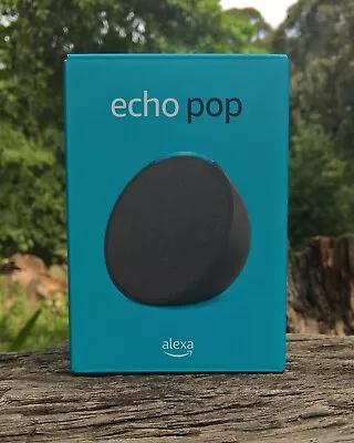 Brand New Amazon Echo Pop Smart Speaker - Charcoal Alexa Bluetooth Spotifiy • $54