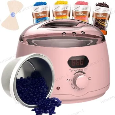 $10.44 • Buy Professional Wax Warmer Heater Pot Hair Removal Depilatory Home Waxing Kit Beans