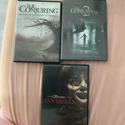 3 DVDs - The Conjuring 1 & 2  + Annabelle • $7