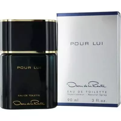 POUR LUI By Oscar De La Renta Cologne 3 / 3.0 Oz EDT For Men New In Box • $20.60