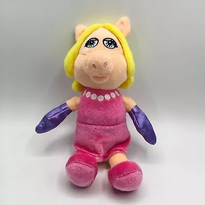 Miss Piggy Plush Disney Muppets Posh Paws Stuffed Animal Toy Pink Dress 9” Toy • $8.48