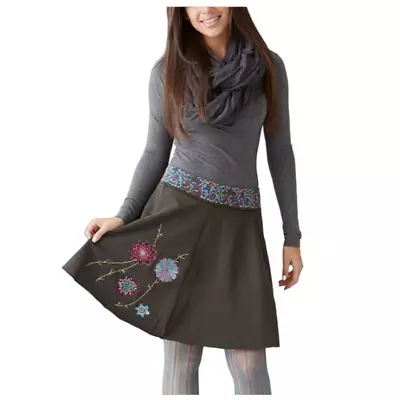 MATILDA JANE Stellar Skirt Paint By Numbers S Fold Waist Embroidered Art To Wear • $25