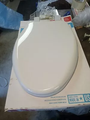 Mansfield Elongated Toilet Seat Model #  3649433 1311787 White. • $15