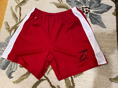 Fairleigh Dickinson Devils Lacrosse Red White Shorts Men’s XL New Jersey NJ • $14.95