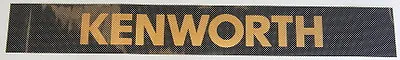 Kenworth Windscreen Decal - 1225 X 165mm Black/gold; Suit Cabover Models • $70.30