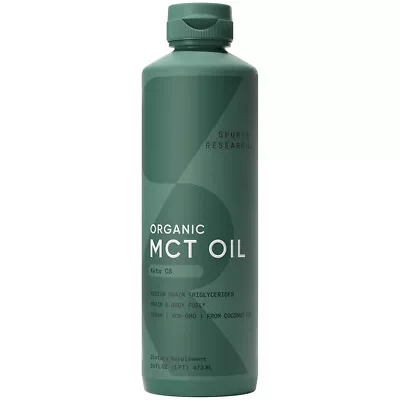Organic MCT Oil - Vegan & Keto C8 MCTs From Coconuts - Non-GMO & Gluten Free • $23.95