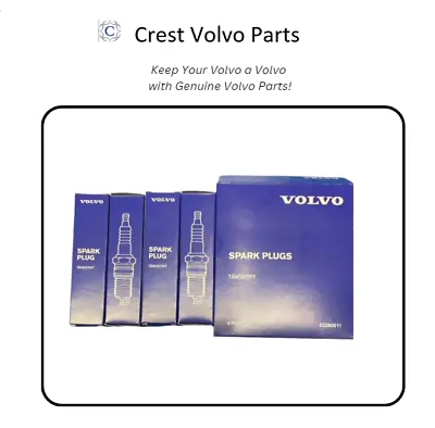 New OEM Genuine Volvo S60 XC60 XC90 Ignition Spark Plug Kit Set Of 4 32290011 • $75.81