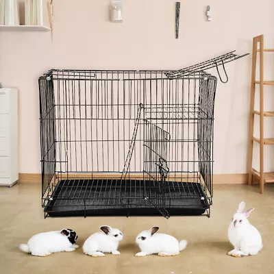 Indoor Rabbit Pet Cage Small Animal Pet Home Guinea Pig Hutch House With Tray • £22.95