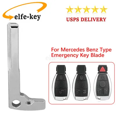 Emergency Insert Car Key Fob Blade For Mercedes Benz W220 R230 R171 W203 YZ-3312 • $7.69