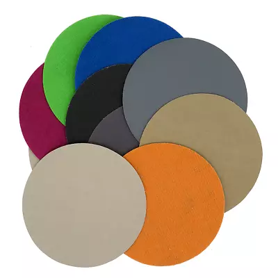 1 -7  Inch Wet And Dry Sandpaper 60# -10000# Grit Hook & Loop Sanding Discs Pads • $1.85