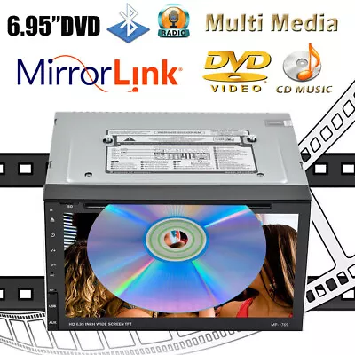 Double 2 Din Car Stereo DVD CD MP3 Player HD In Dash Bluetooth FM AM Radio USB • $99.89