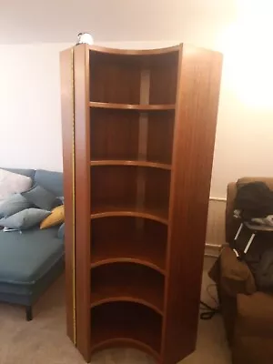 Vintage G-Plan Style (DANISH) Tall Curved Corner Unit • £85