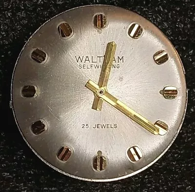 Vintage Waltham 25 Jewels Self Winding Wristwatch Dial Needs Service Ticks Read  • $216.92