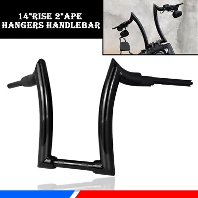 14'' Rise 2  Ape Hanger Handlebar Fit For Yamaha VStar XV250 XVS250 • $178.33