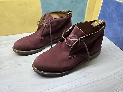 Dr Martens Oxblood Suede Casual Boots • £9.74