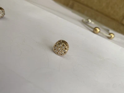 $300 • Buy Pandora Solid 14ct Gold Marquise Clip