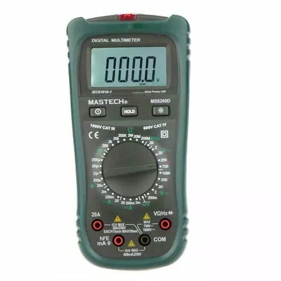 MASTECH MS8260D Digital Multimeter 4 1/2 Non-contact Current Frequency US Ship • $61.95