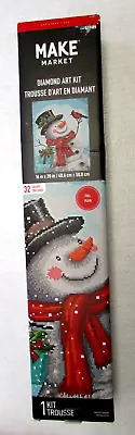 NEW Snowman Cardinal Diamond Art Kit Winter Christmas Make Market • $21.99