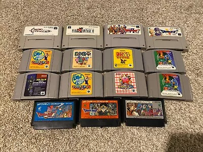 Chrono Trigger Final Fantasy Super Famicom Lot 15 Games US SELLER N64 Nintendo • $62