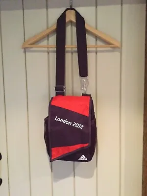 NWT Adidas London Olympics 2012 VIK Organiser Purple/Red Shoulder Bag • £10