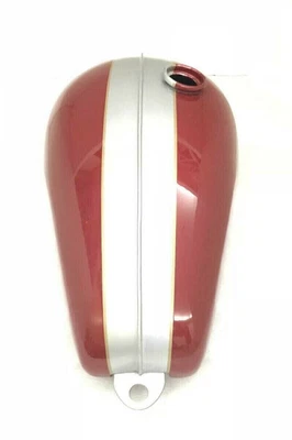 $263.50 • Buy TRIUMPH T120 CHERRY & SILVER PAINTED STEEL PETROL FUEL GAS TANK |Fit For