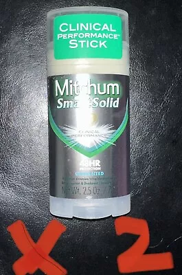 Mitchum Smart Solid Clinical Performance Unscented Antiperspirant/Deodorant 2 Pk • $24.99