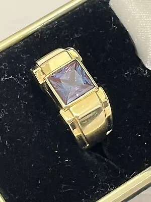 Men’s 14k Gold Alexandrite Ring  • $1095