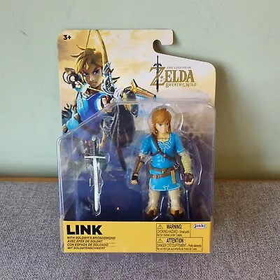 THE LEGEND OF ZELDA • Breath Of The Wild Link • 4  Figure • Jakks Pacific  • £17.95