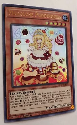 Yugioh - Madolche Puddingcess - GFTP-EN080 - Ultra Rare - 1st Edition Near Mint • $1.25