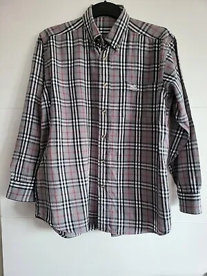 £55 • Buy Burberry Nova Check (Large) Long Sleeve Shirt - Exc Cond