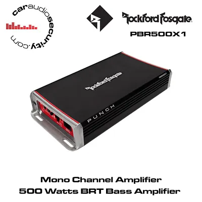Rockford Fosgate Punch PBR500X1 - 500 Watt BRT Mono Amplifier Bass Amplifier  • £379