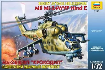 1:72 Zvezda Mil Mi-24b Hind C Kit Z7293 Model • $18.98