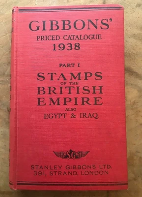 £12.95 • Buy Gibbons' Priced Catalogue 1938: Stamps Of The World , Part I: British Empire