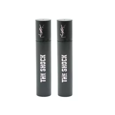 2x Yves Saint Laurent YSL The Shock Mascara Travel Size Black - 0.06 Oz/2 Ml • $15.99