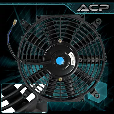 16  12V Black Universal High Performance Electric Pull Push Radiator Cooling Fan • $30.99